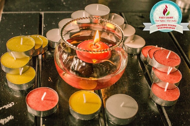 Nến tealight không khói trang trí - 5