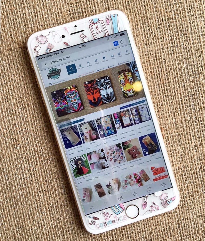 Cường lực 3D 1 Mặt iPhone5-6-6+ - 6