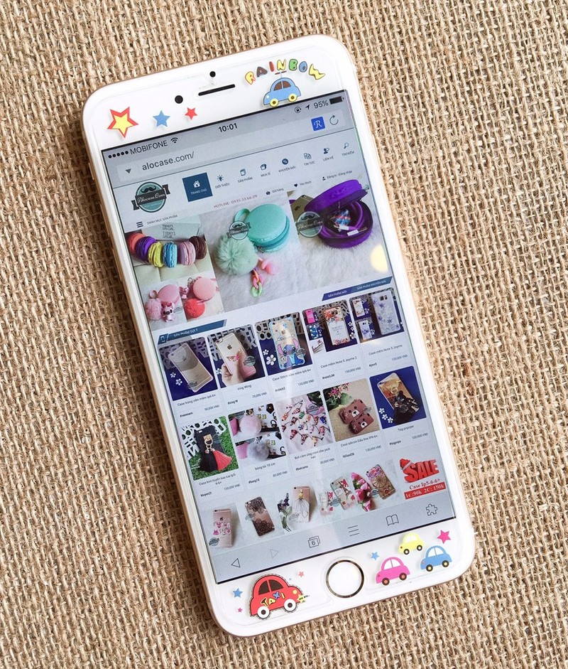 Cường lực 3D 1 Mặt iPhone5-6-6+ - 8