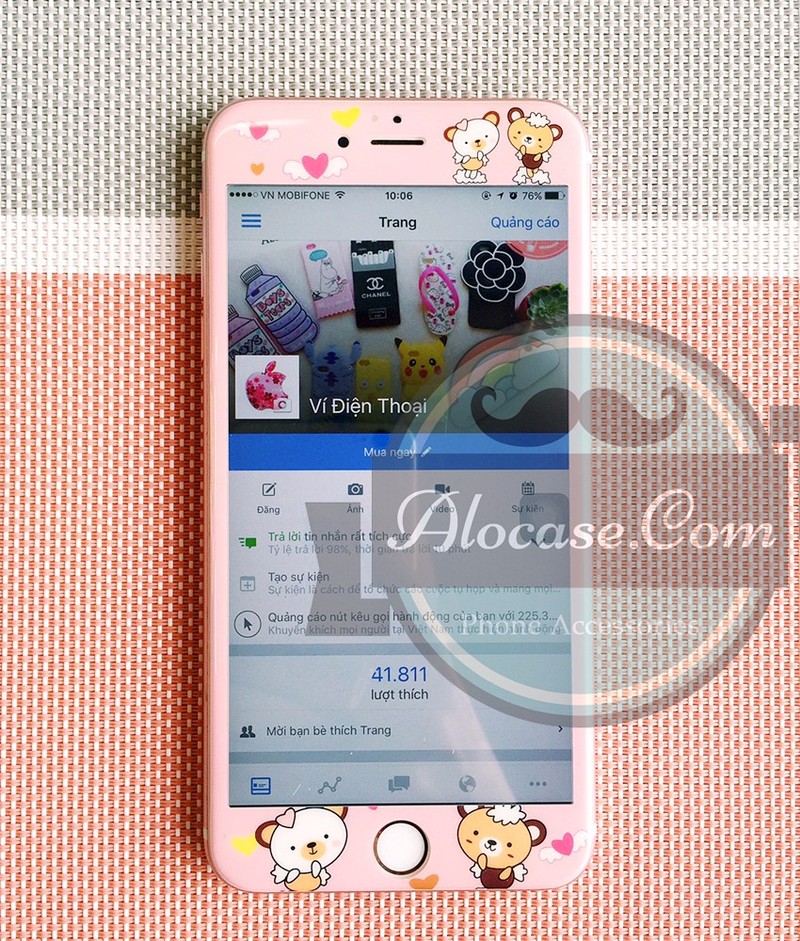 Cường lực 3D 1 Mặt iPhone5-6-6+ - 8