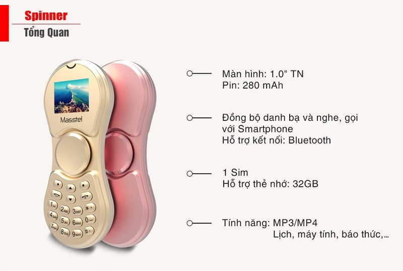 Tổng hợp sỉ lẻ dòng điện thoại Masstel - 1