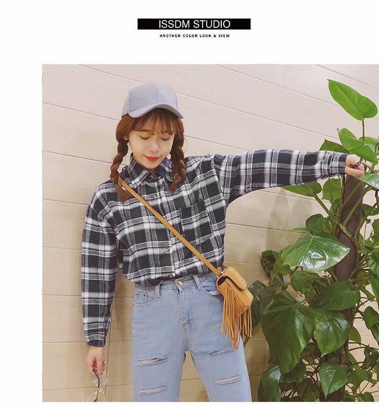 Áo Sơ Mi Caro Nữ Dài Tay - 3