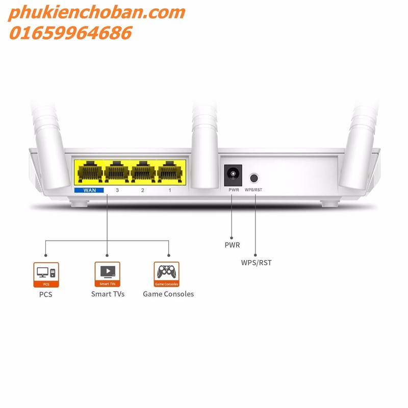 300Mbps Wireless wifi modem Router 300m - 4