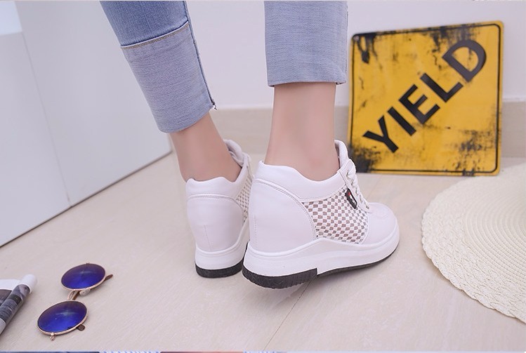 TT034T - Giày lưới đế độn phong cách Hàn Quốc - 1