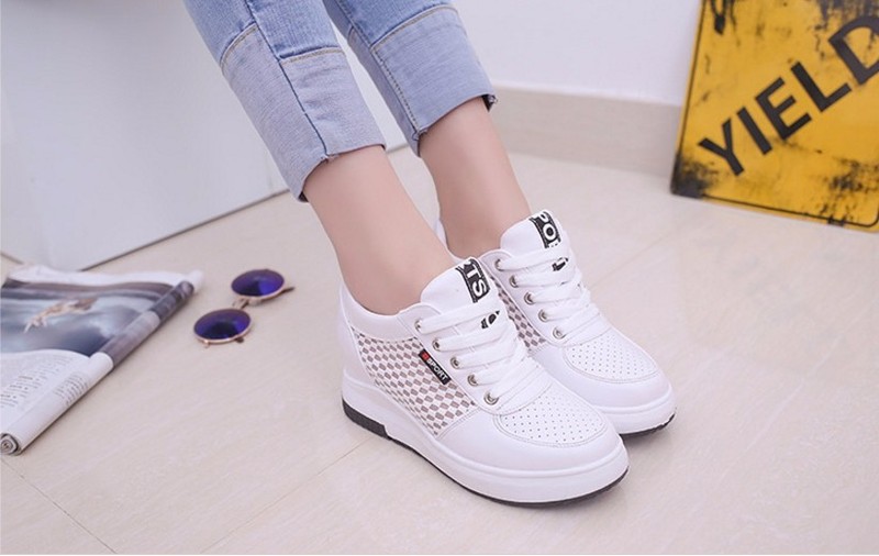 TT034T - Giày lưới đế độn phong cách Hàn Quốc - 3