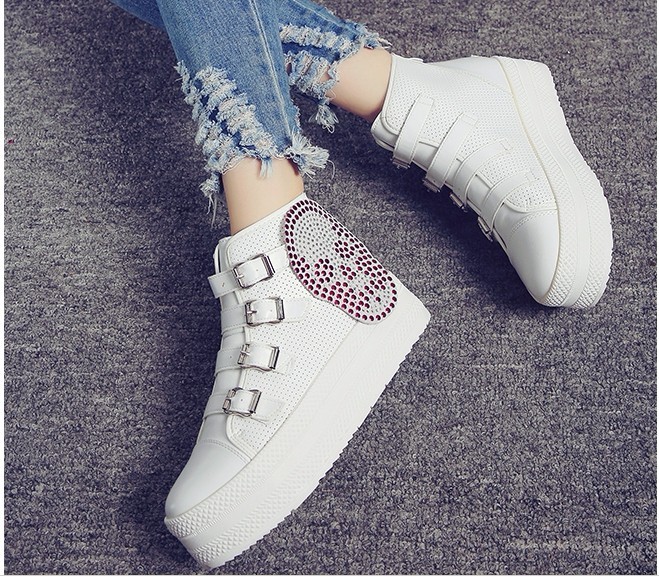 TT035T - Giày sneaker nữ khóa kéo cá tính, phong cách Hàn Quốc - 6