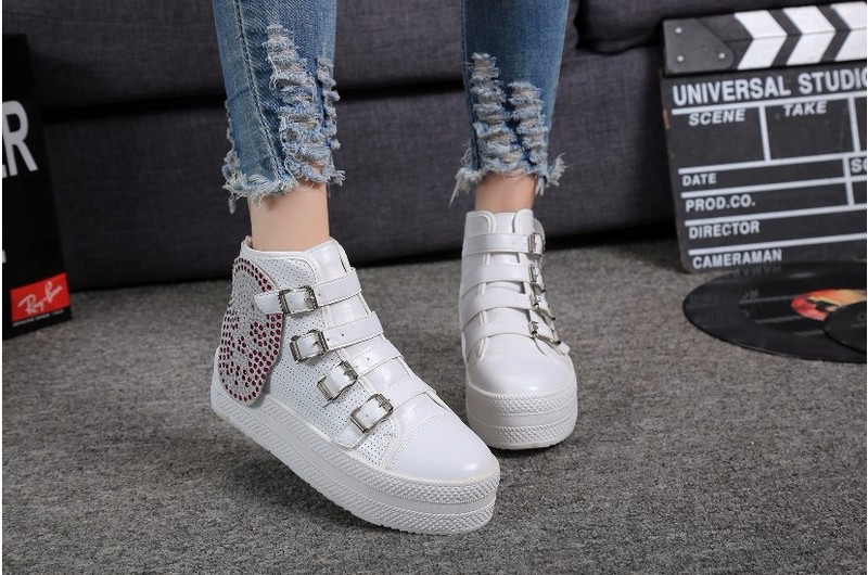 TT035T - Giày sneaker nữ khóa kéo cá tính, phong cách Hàn Quốc - 1