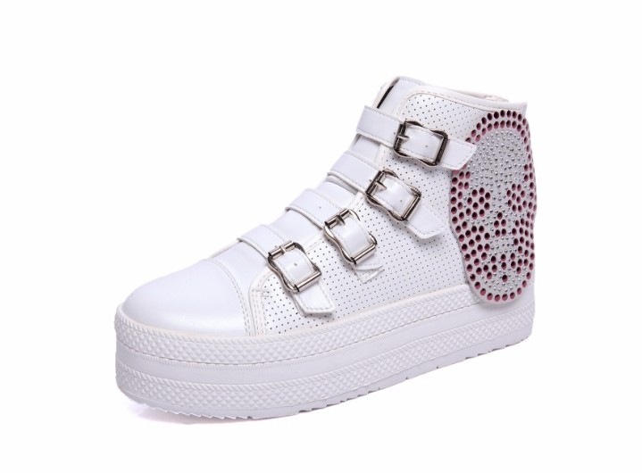 TT035T - Giày sneaker nữ khóa kéo cá tính, phong cách Hàn Quốc - 5