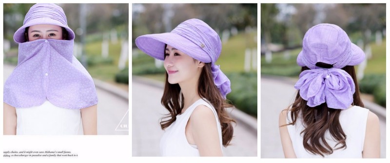 mũ chống nắng nữ, mũ chống nắng 360 độ , mũ chống nắng tuyệt đối - 17