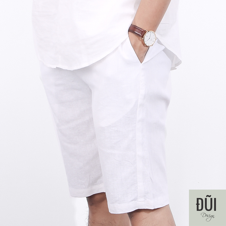 Quần short đũi nam cạp chun trắng Quần đũi nam sooc cạp chun trắng