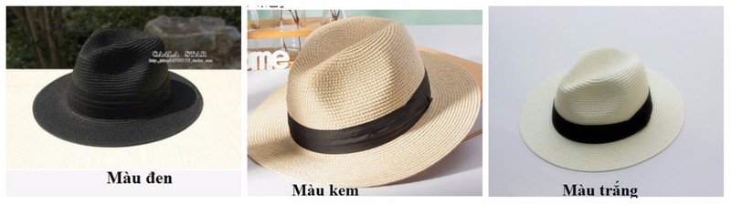 mũ rộng vành, mũ thời trang, mũ chụp ảnh, mũ cói giá rẻ, mũ phớt nam- nữ, mũ cói 2017 - 4