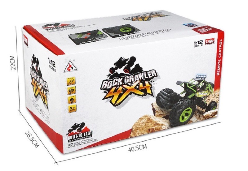 Xe địa hình điều khiển kích thước lớn 37 cm, 2.4Ghz, tỷ lệ 1:12 - 6