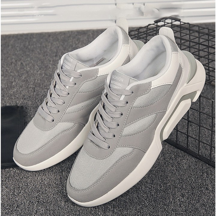 Giày sneaker nam mẫu mới +1 ví+ 1 đôi tất t1801xm Giày sneaker nam mẫu mới +1 ví+ 1 đôi tất t1801xm