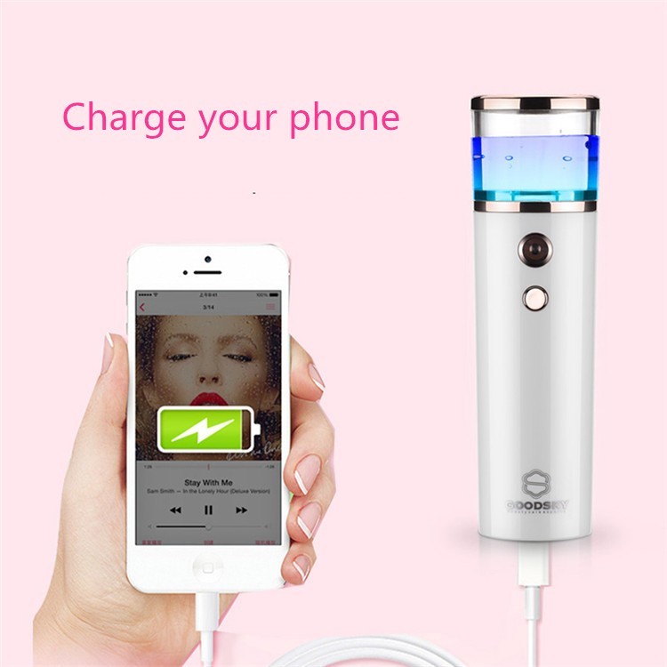 Máy phun sương nano cầm tay dưỡng ẩm cho da goodsky q7ls Máy phun sương nano cầm tay dưỡng ẩm cho da goodsky q7ls