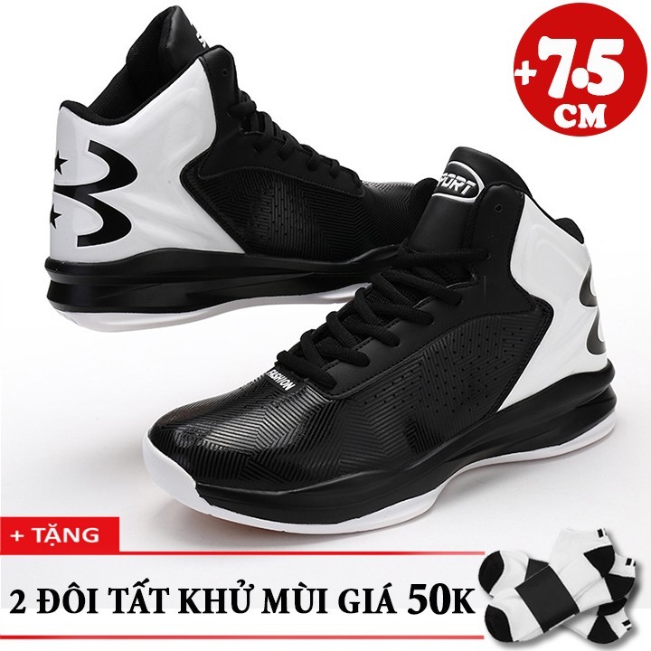 Giày độn nam 7.5cm dòng cao cấp t2503de+ 2 đôi tất khử mùi. Giày độn nam 7.5cm dòng cao cấp t2503de+ 2 đôi tất khử mùi.