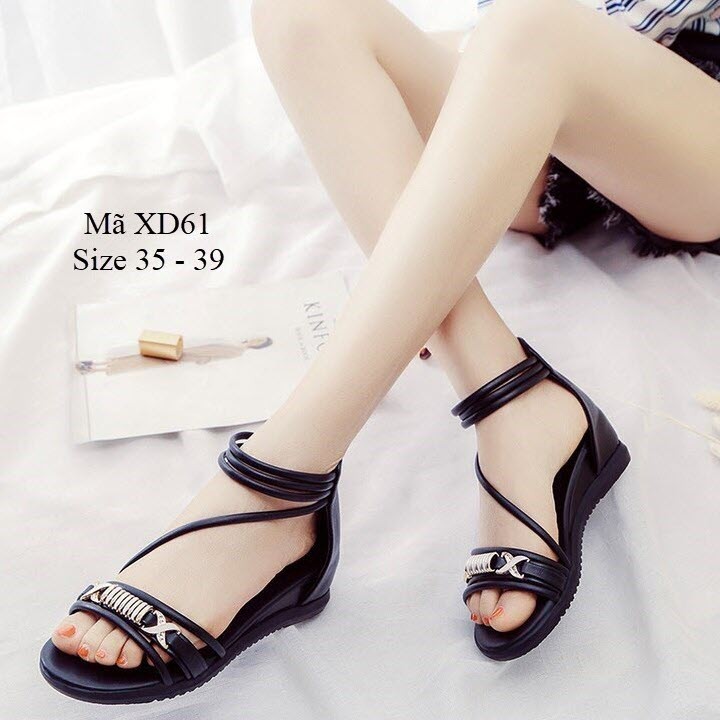 Sandal nữ đế độn sành điệu xd61 Sandal nữ đế độn sành điệu xd61