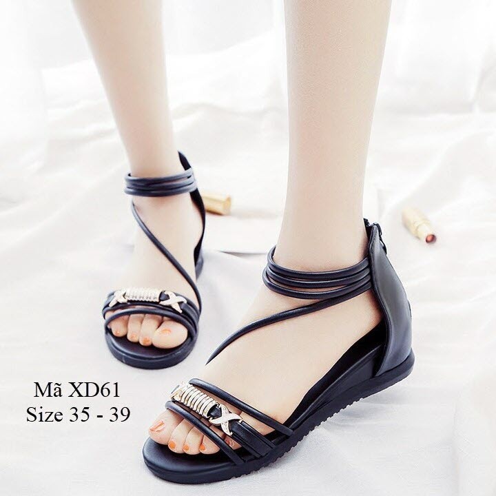 Sandal nữ đế độn sành điệu xd61 Sandal nữ đế độn sành điệu xd61