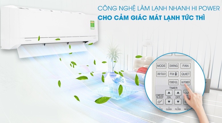 Thông số kỹ thuật Máy lạnh Toshiba Inverter 1 HP RAS-H10XKCVG-V