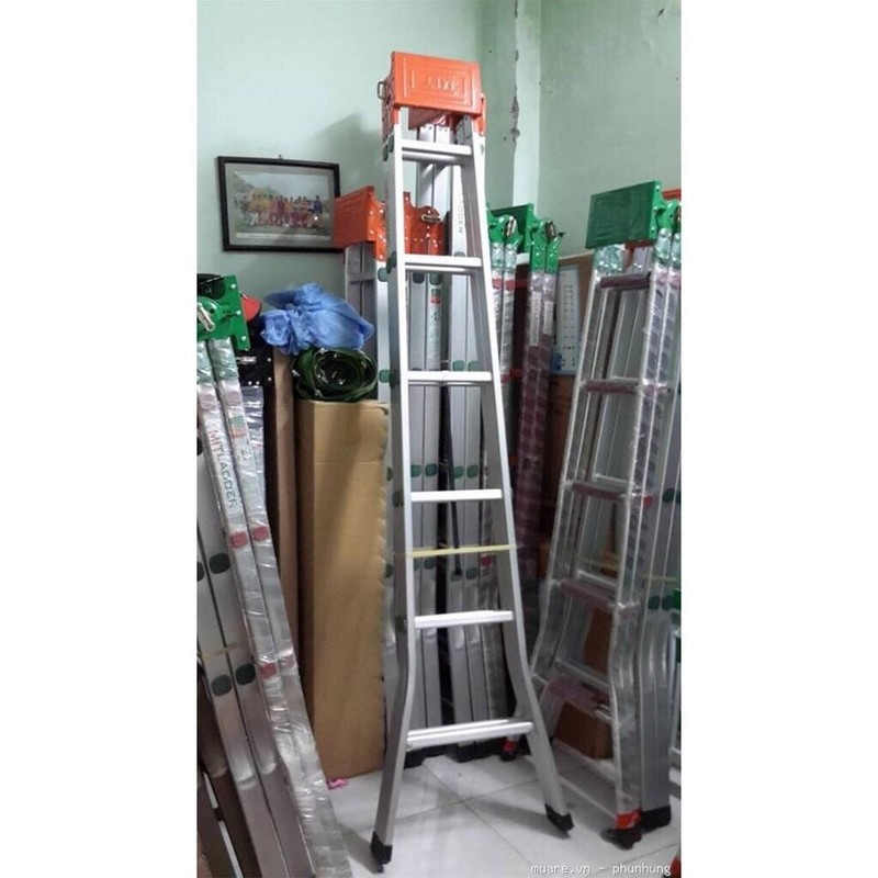 thang nhôm chữ a 2,5m - 2