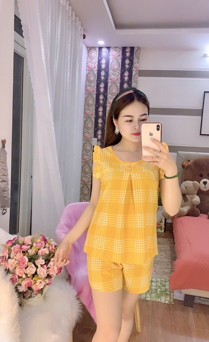 Bộ đồ mặc nhà nữ siêu xinh bkt Bộ đồ mặc nhà nữ siêu xinh bkt