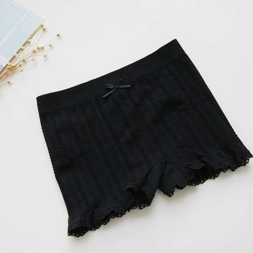 Quần mặc trong váy dệt gân 1 size Quần mặc trong váy dệt gân 1 size