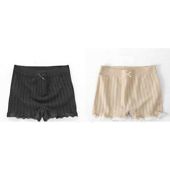 Quần mặc trong váy dệt gân 1 size Quần mặc trong váy dệt gân 1 size
