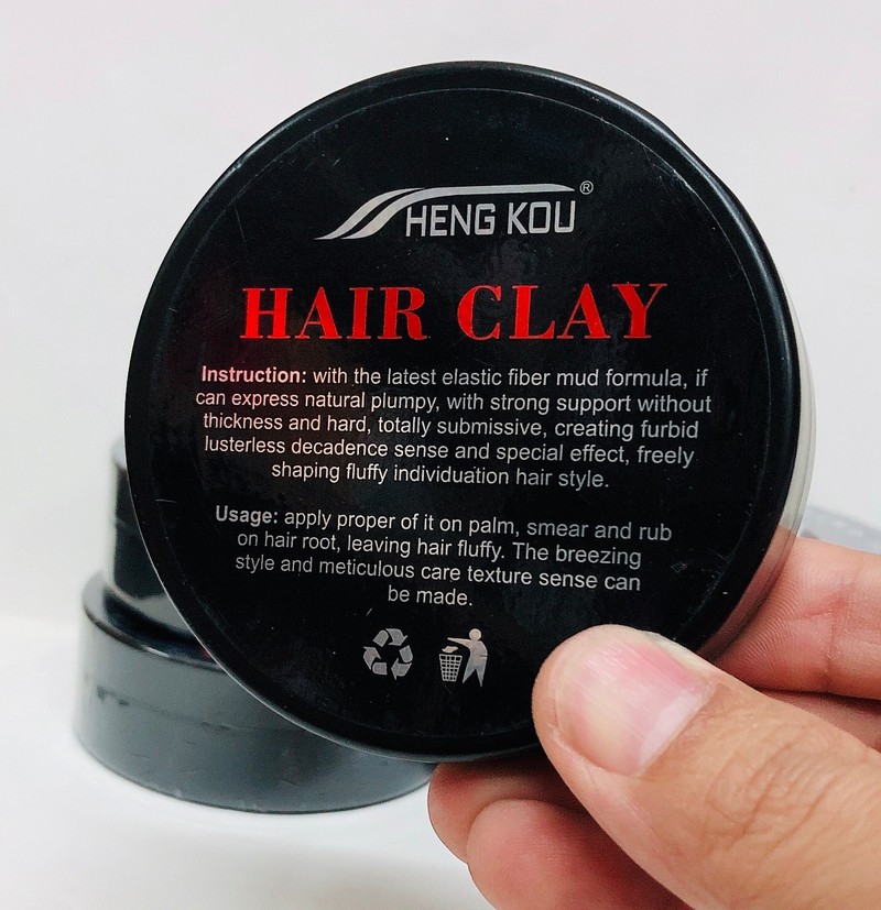 Sáp vuốt tóc hair clay heng kou 100g Sáp vuốt tóc hair clay heng kou 100g