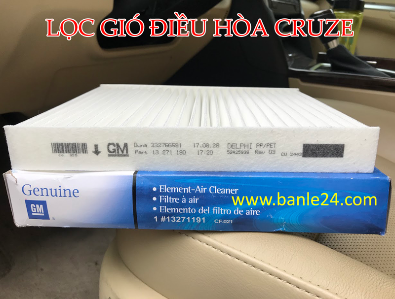 lọc gió điều hòa cruze
