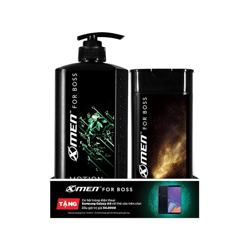 Combo dầu gội nước hoa x-men for boss luxury 650g + dầu gội nước hoa x-men for boss motion 150g Combo dầu gội nước hoa x-men for boss luxury 650g + dầu gội nước hoa x-men for boss motion 150g