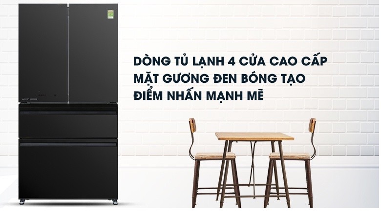 Tủ lạnh Mitsubishi Electric Inverter 564 lít MR-LX68EM-GBK-V Tủ lạnh Mitsubishi Electric Inverter 564 lít MR-LX68EM-GBK-V