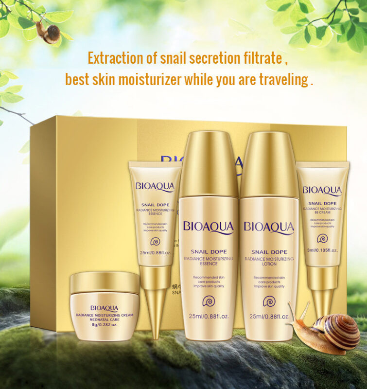 Bộ sản phẩm tinh chất ốc sên Bioaqua (5 sản phẩm)