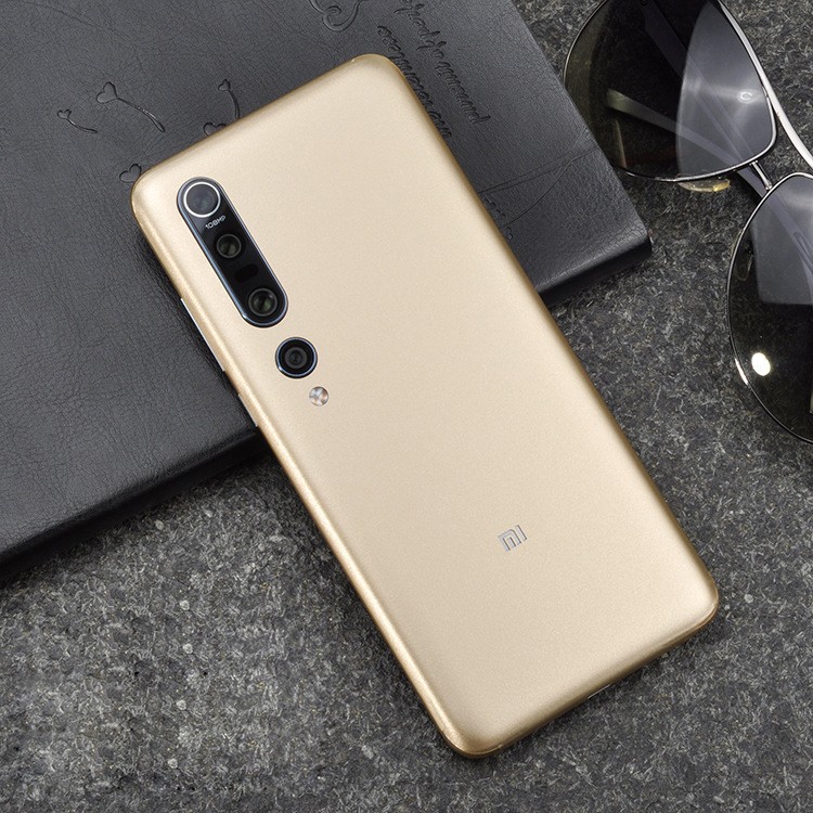 skin dán full lưng và viền cho xiaomi mi 10 & xiaomi 10 pro vàng gold