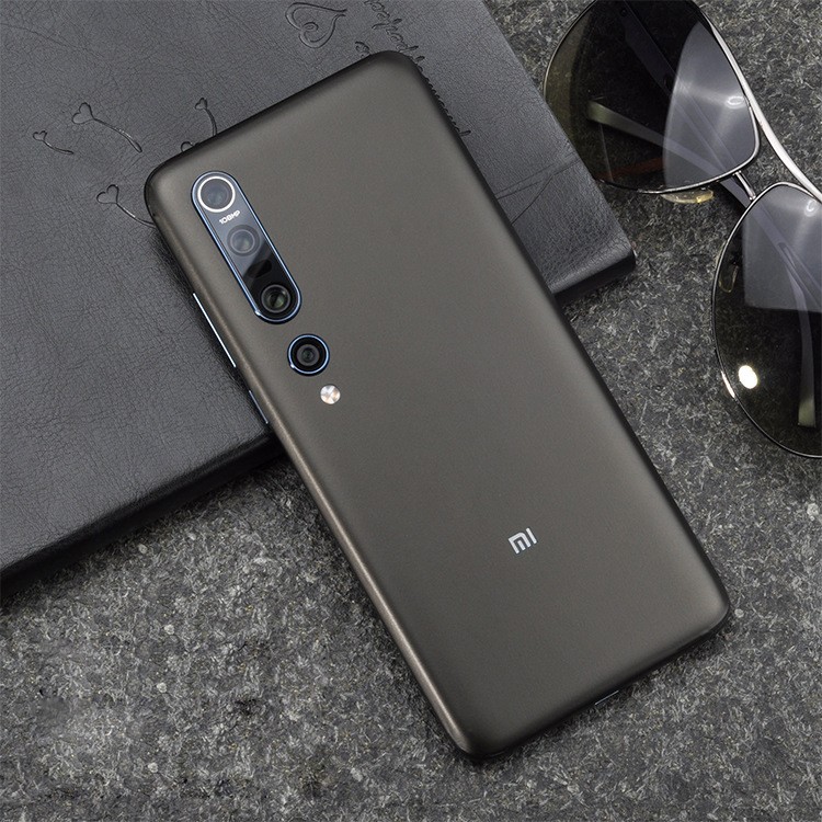 skin dán full lưng và viền cho xiaomi mi 10 & xiaomi 10 pro đen