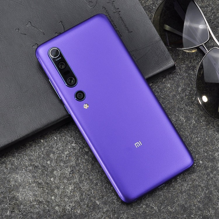skin dán full lưng và viền cho xiaomi mi 10 & xiaomi 10 pro tím