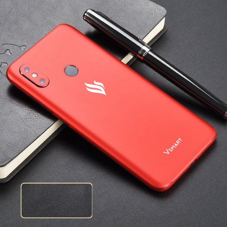 skin dán full lưng và viền cho vsmart joy 2 đỏ