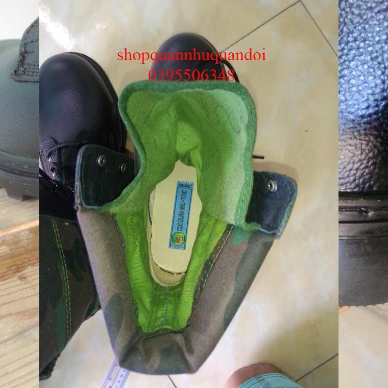 Giày ghệt, giày đi phượt, giày khủng bố màu rằn ri