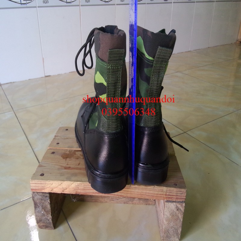 Giày ghệt, giày đi phượt, giày khủng bố màu rằn ri