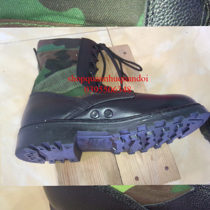 Giày ghệt, giày đi phượt, giày khủng bố màu rằn ri