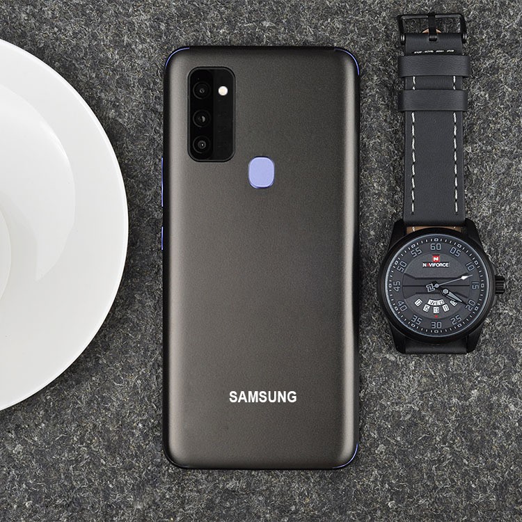 skin dán full lưng và viền cho samsung M21 màu đen