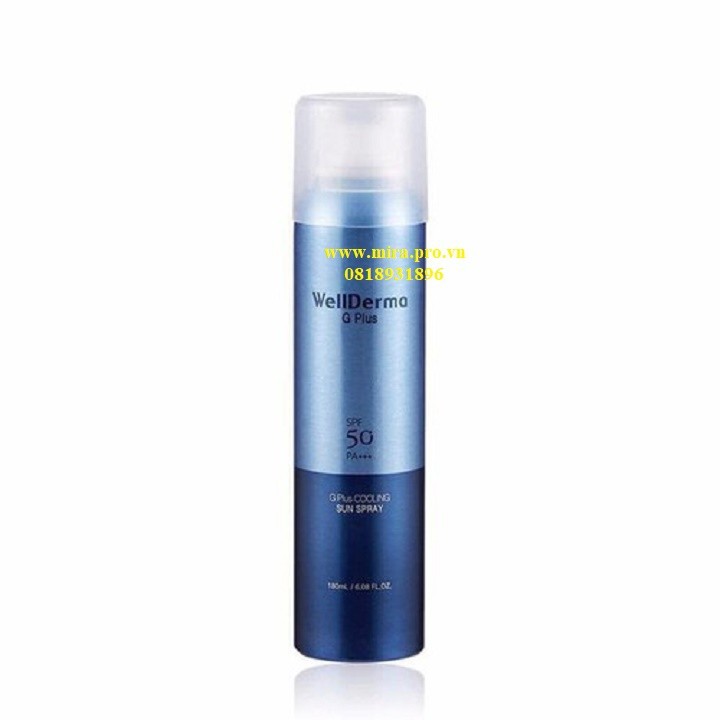Xịt Chống Nắng Wellderma G PLus