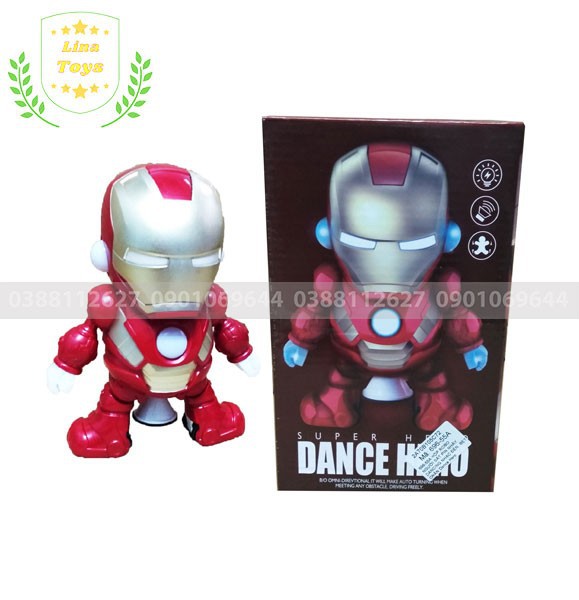 Robot Iron man nhảy múa