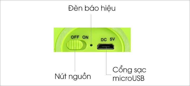 Loa Bluetooth iCutes MB-M815 Hình Thỏ - Âm thanh phát ra to và êm tai