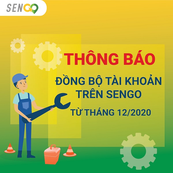 SENGO THÔNG BÁO ĐỒNG BỘ THÔNG TIN TÀI KHOẢN