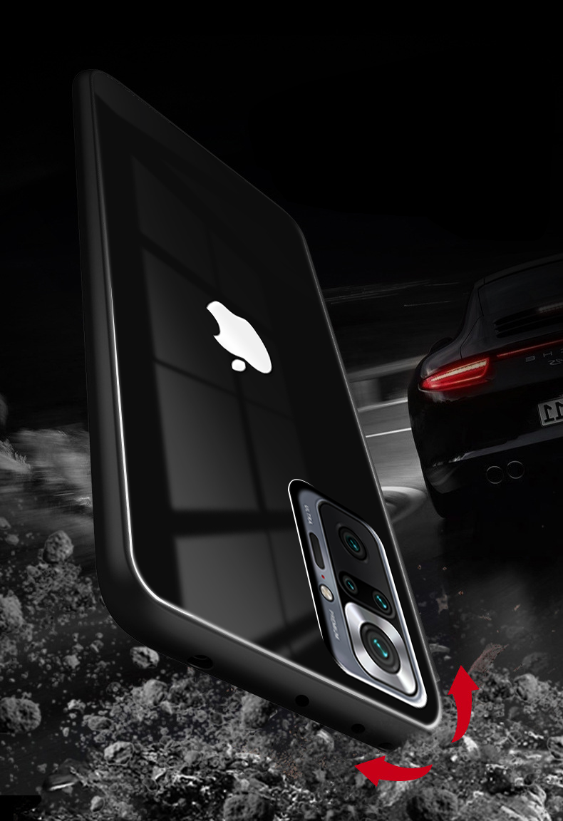 ốp lưng kính redmi note 10 , redmi note 10 pro giả iphone