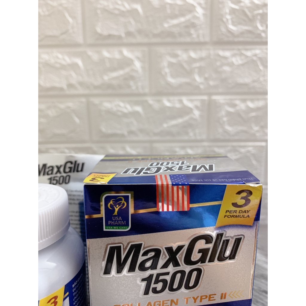 Viên uống MAXGLU 1500 thoái hoá xương khớp đau lưng mỏi gốiHộp 60 viên