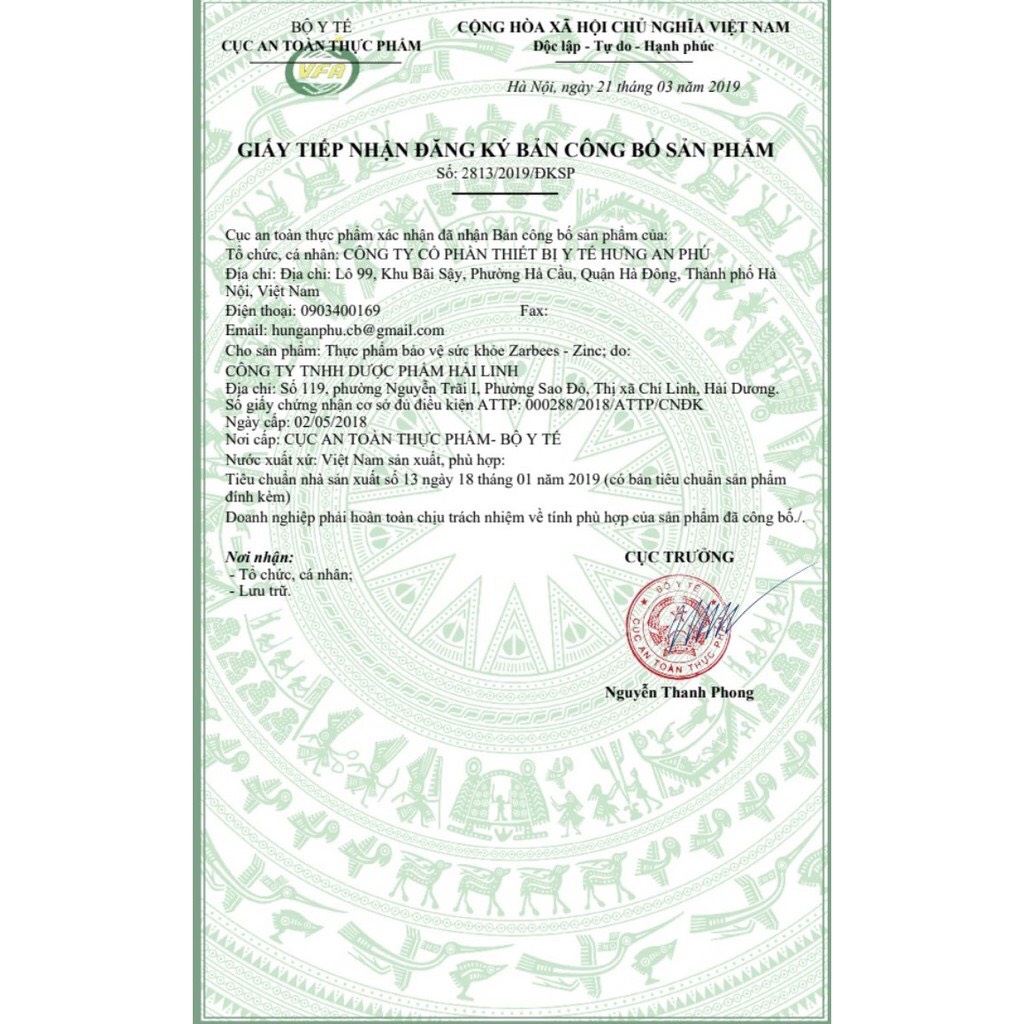 Zarbees Zinc bổ sung kẽm hỗ trợ ăn ngon tăng cường sức khỏe đề kháng miễn dịch chống còi xương Hộp 30 gói