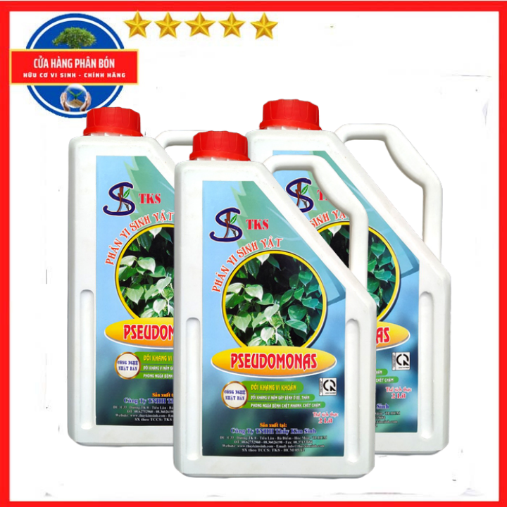 PSEUDOMONAS:Phòng Trừ Bênh Héo Xanh, Thối Rễ.ối Kháng Nấm Khuẩn,