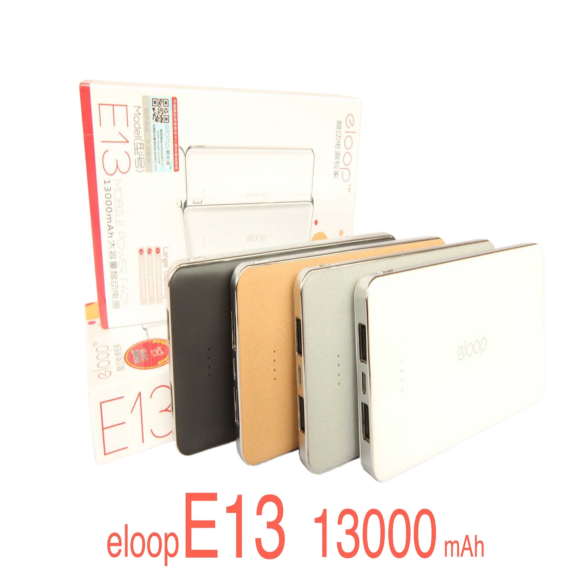 Pin sạc dự phòng ELOOP E13 13000mah chính hãng