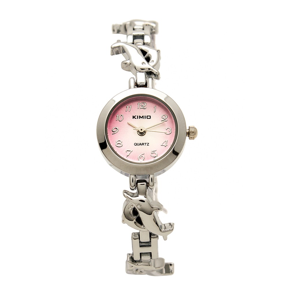Đồng hồ nữ cá heo KI057 trắng