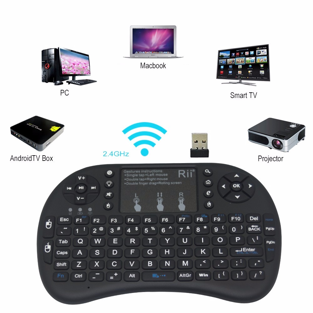 Bàn Phím Kiêm Chuột Cho Smart Tivi (Mã SP: KEYBOARD SMART TIVI)